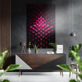 Lotus Brushed Aluminum Dibond Wall Art.
